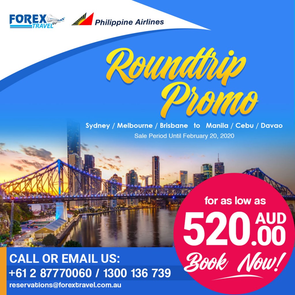 Philippine Airlines Roundtrip Promo Fare for as low as A ...