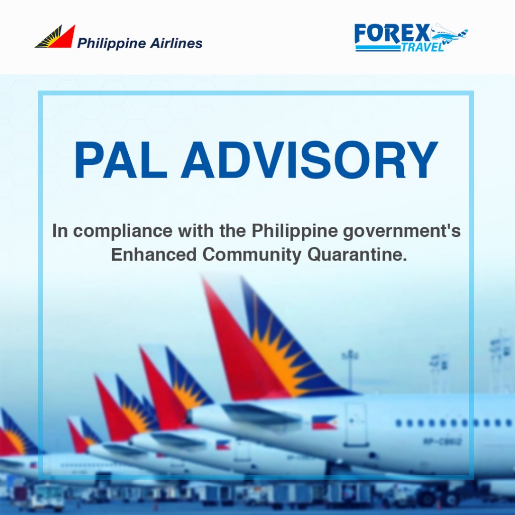 PAL Advisory Manila Luzon Enhanced Community Quarantine