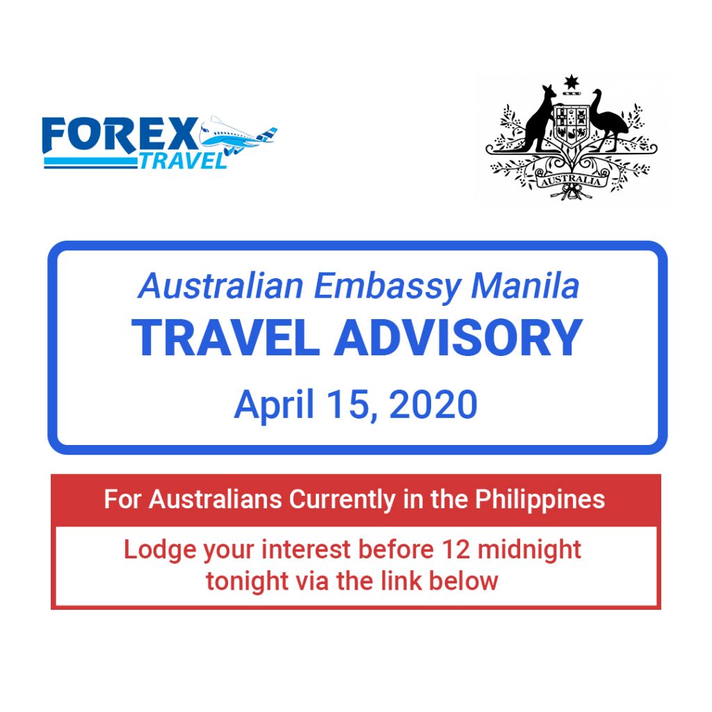 Australian Embassy in the Philippines Travel Advisory Forex Travel Blog
